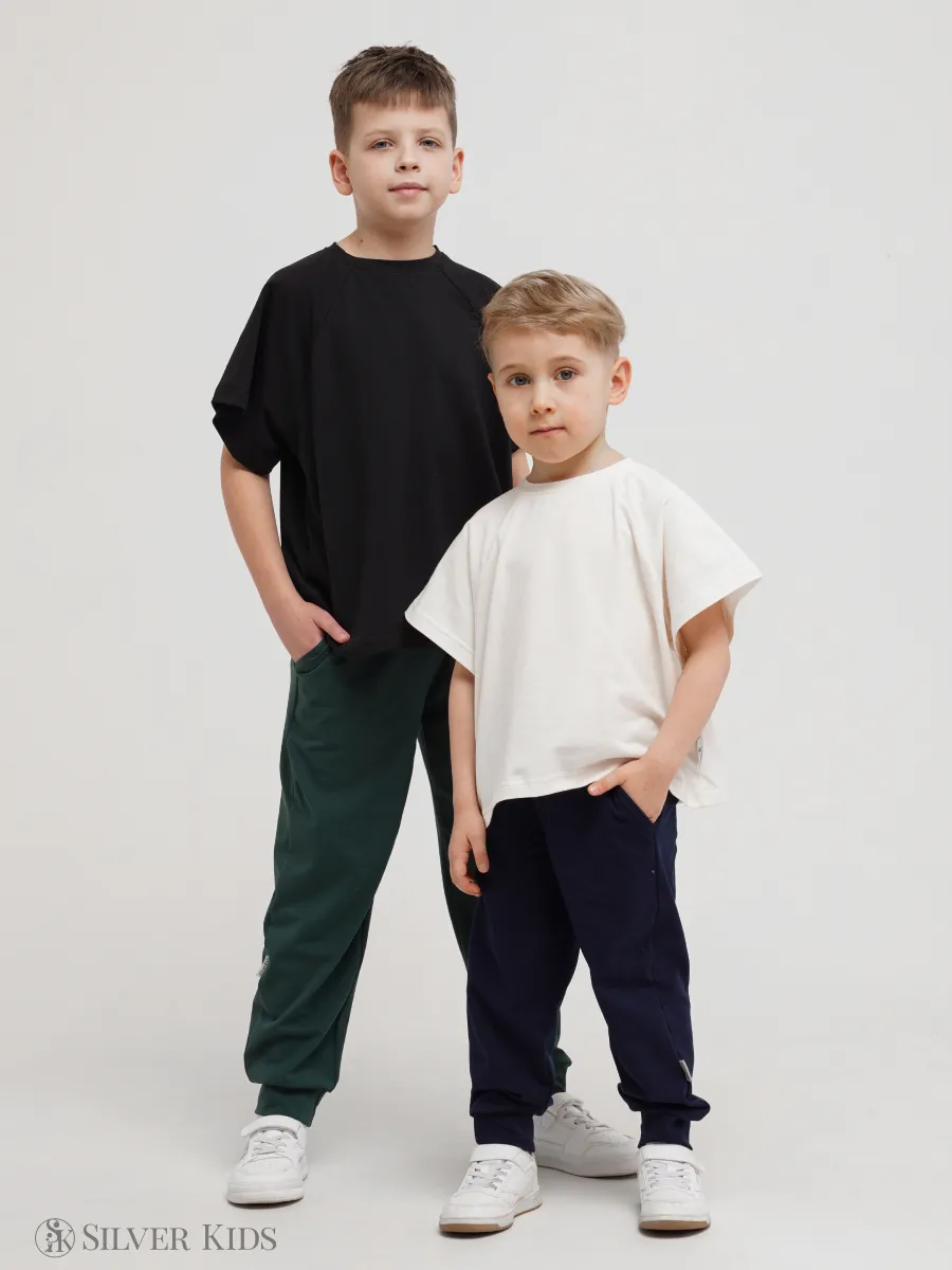 Брюки 2 шт Супер Пупс 2пр/штаны/тмнсиний/тмнзеленый - фото 23