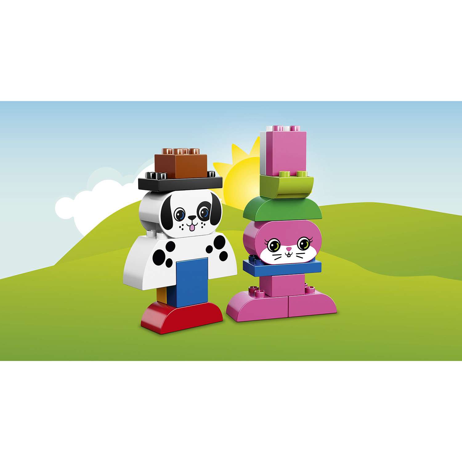 Конструктор LEGO DUPLO My First Весёлые зверюшки блочный - фото 5