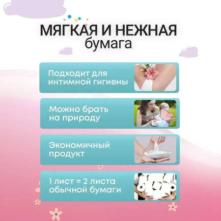Влажная туалетная бумага FRESHLAND 8 упак. 72 шт.