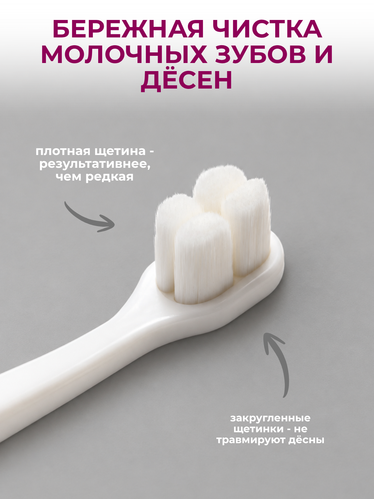 Зубная щетка классическая Чистый Зуб от 0 лет - фото 3