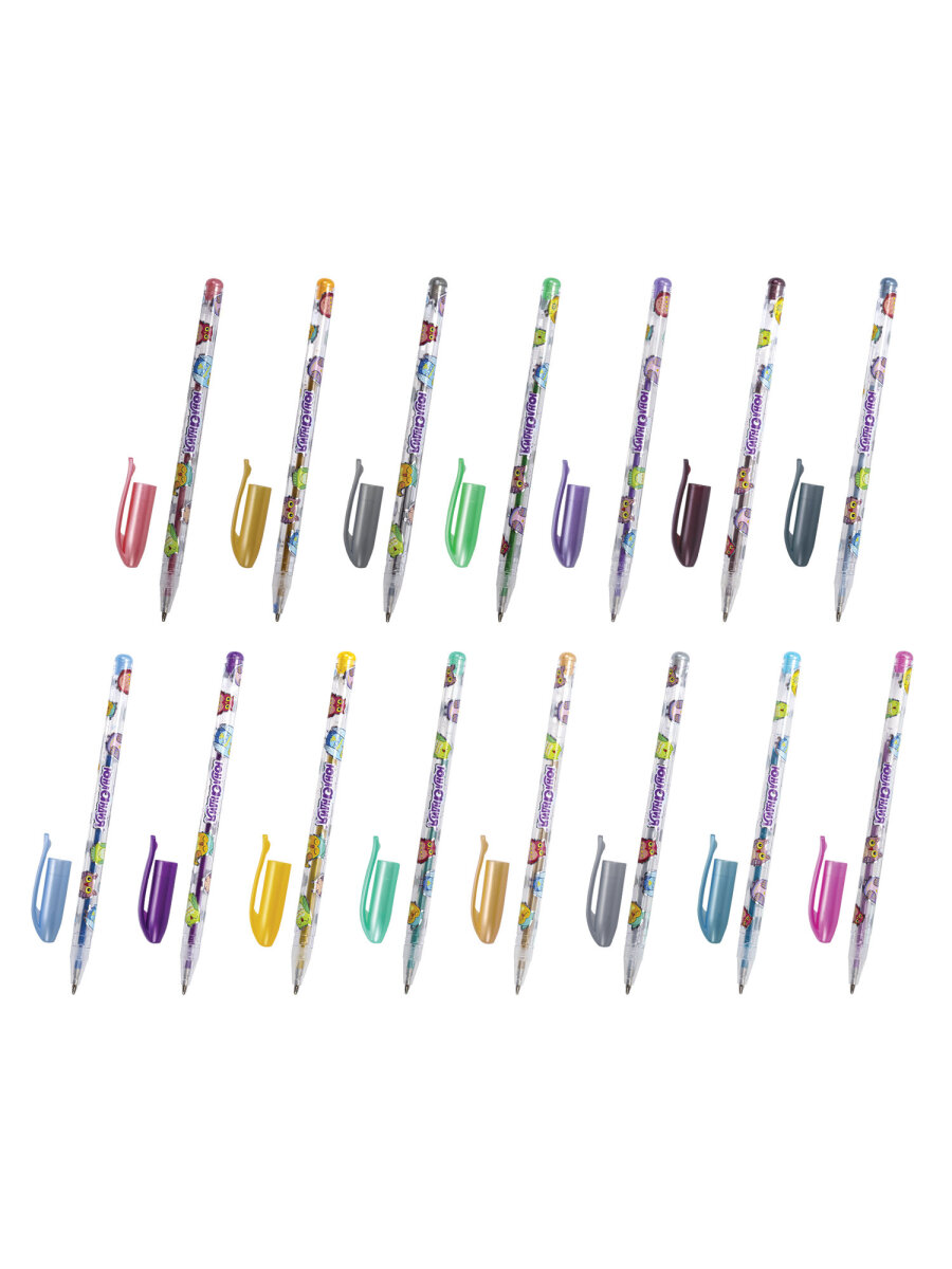 Ручка гелевая Юнландия 60 шт. - фото 5