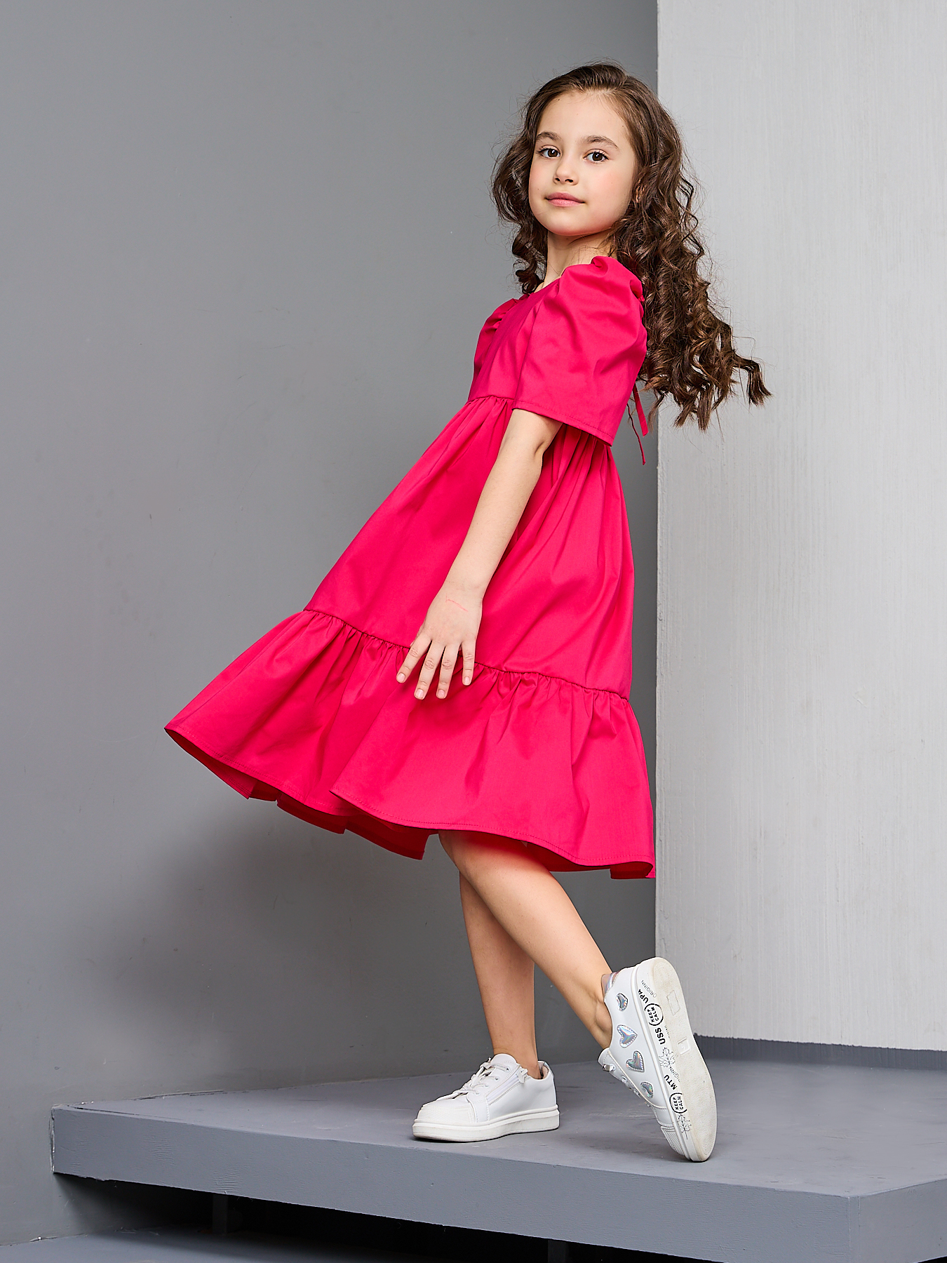 Платье Sofisha kids Plat.odnoton.pink - фото 3