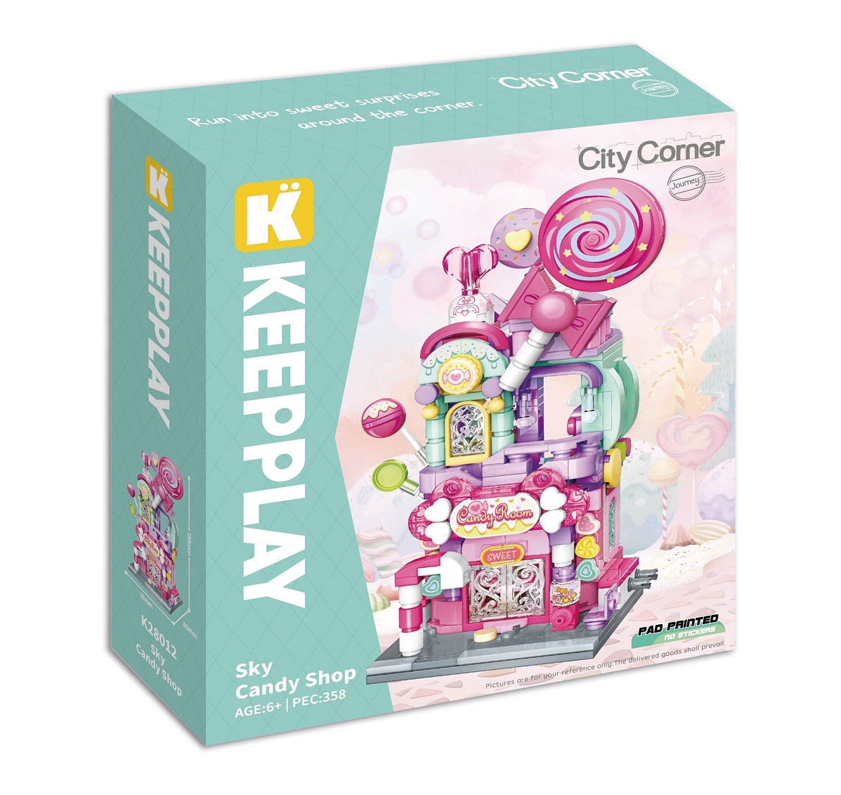 Конструктор QMAN Магазин конфет 358 дет. - фото 2