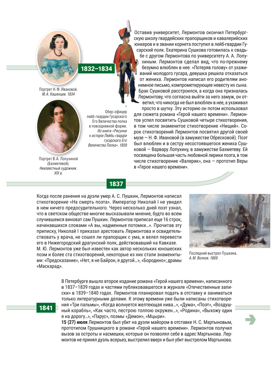 М. Ю. Лермонтов. Герой нашего времени. Проспект Подробный иллюстрированный путеводитель. - фото 6