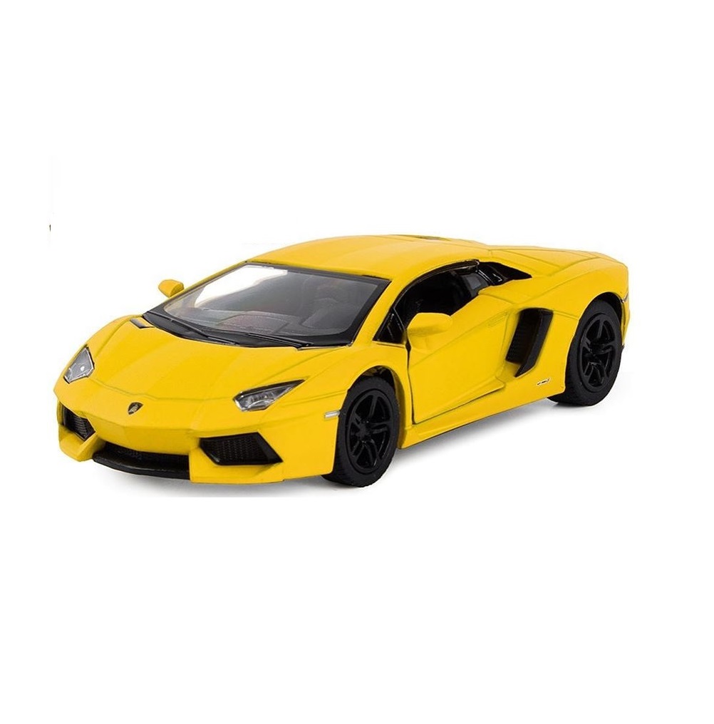 Автомобиль KINSMART Lamborghini Aventador LP 700-4 желтая 1:38 КТ5355/1 - фото 1