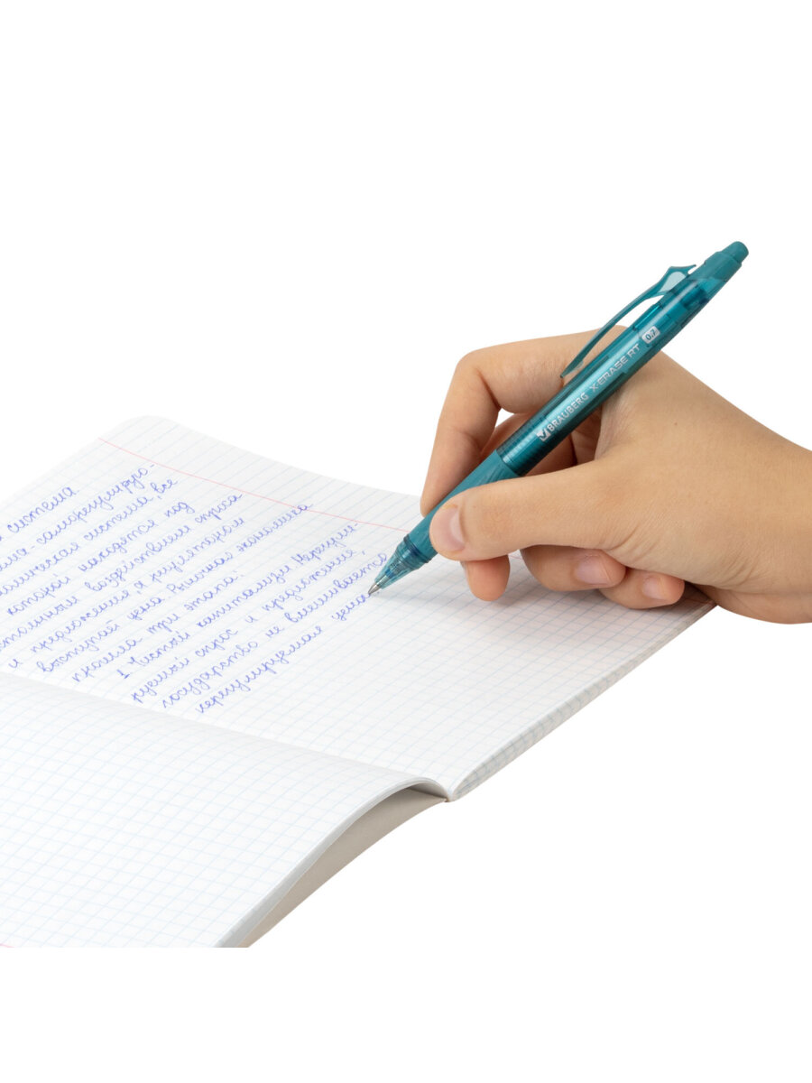 Ручка со стираемыми чернилами Brauberg 3 шт. - фото 10