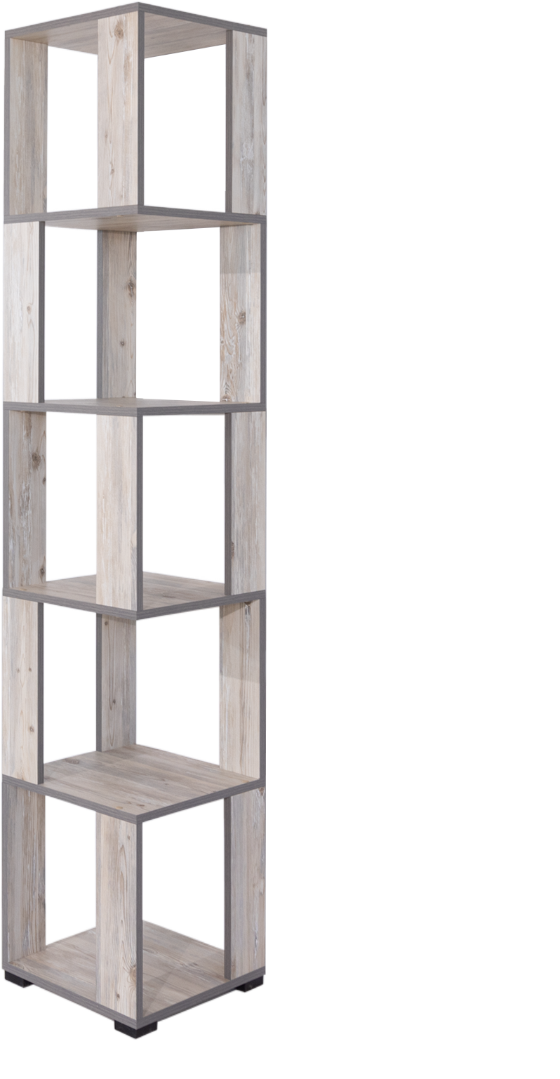 Стеллаж для книг Comfort Avenue Инея сосна Карелия 2061 179.1х35х35 - фото 2