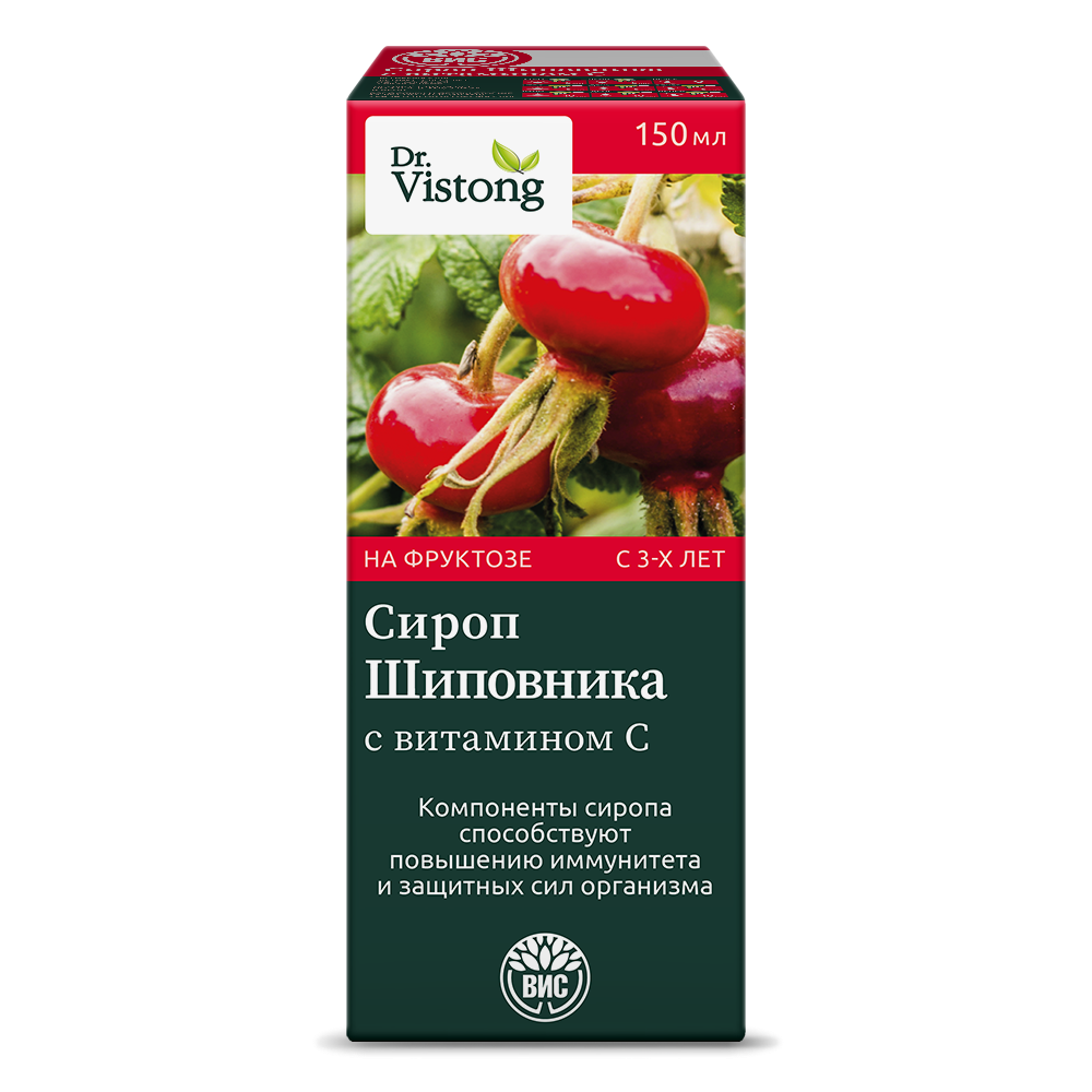 БАД DR. Vistong Сироп шиповника с витамином С -150 мл 1 шт - фото 4