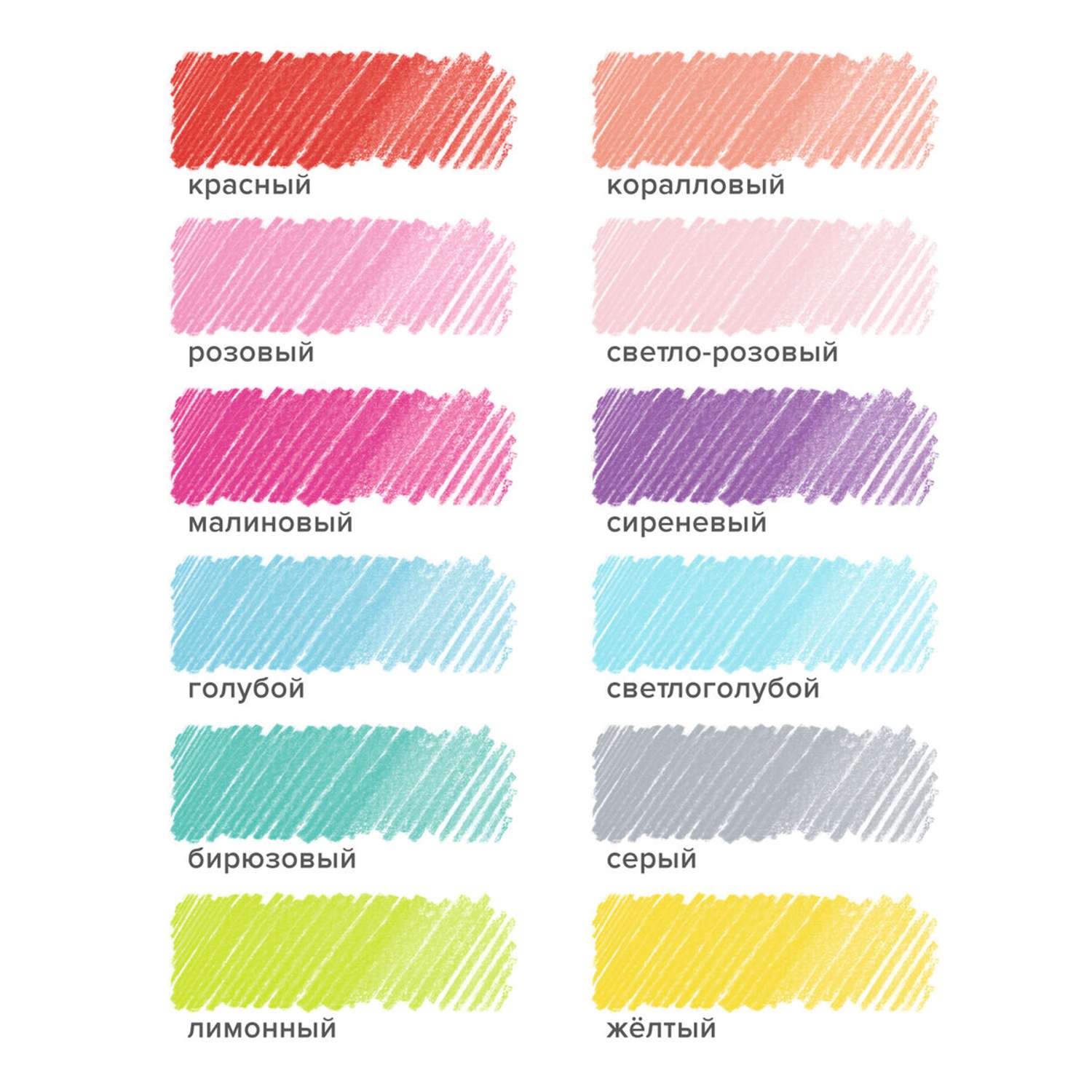 Карандаши цветные Brauberg 12 шт. - фото 4