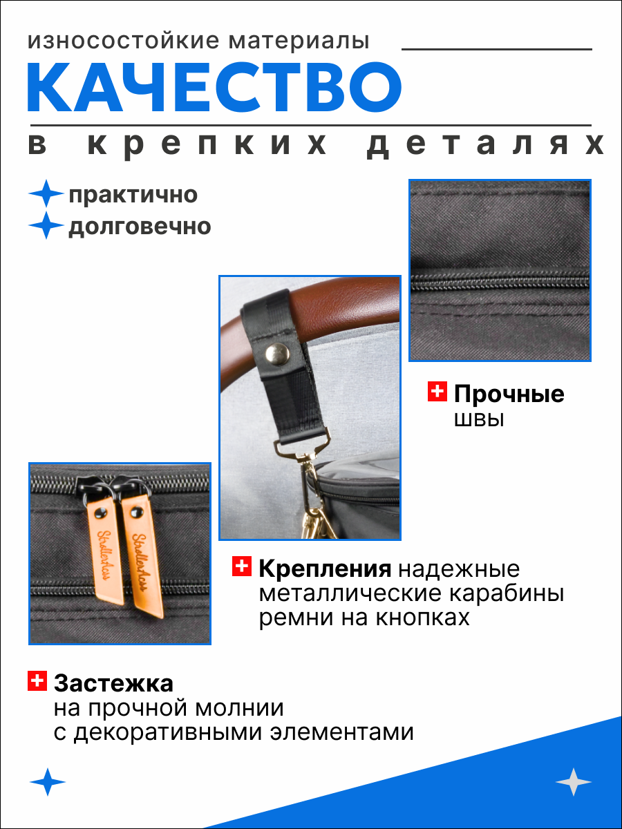 Сумка для бутылочки StrollerAcss черный - фото 6
