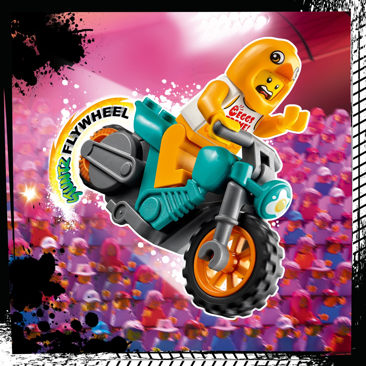 Конструктор LEGO City Chicken Stunt Bike 10 дет. - фото 5