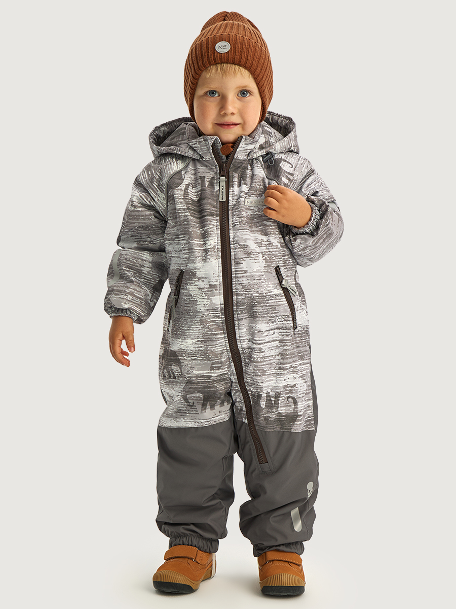 Комбинезон NIKASTYLE 8м1126 орех/асфальт - фото 1