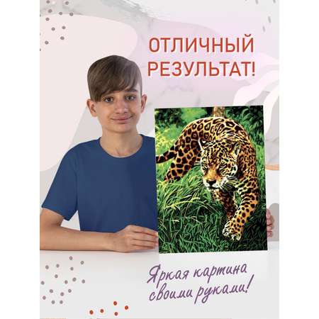Картина по номерам Attivio Леопард