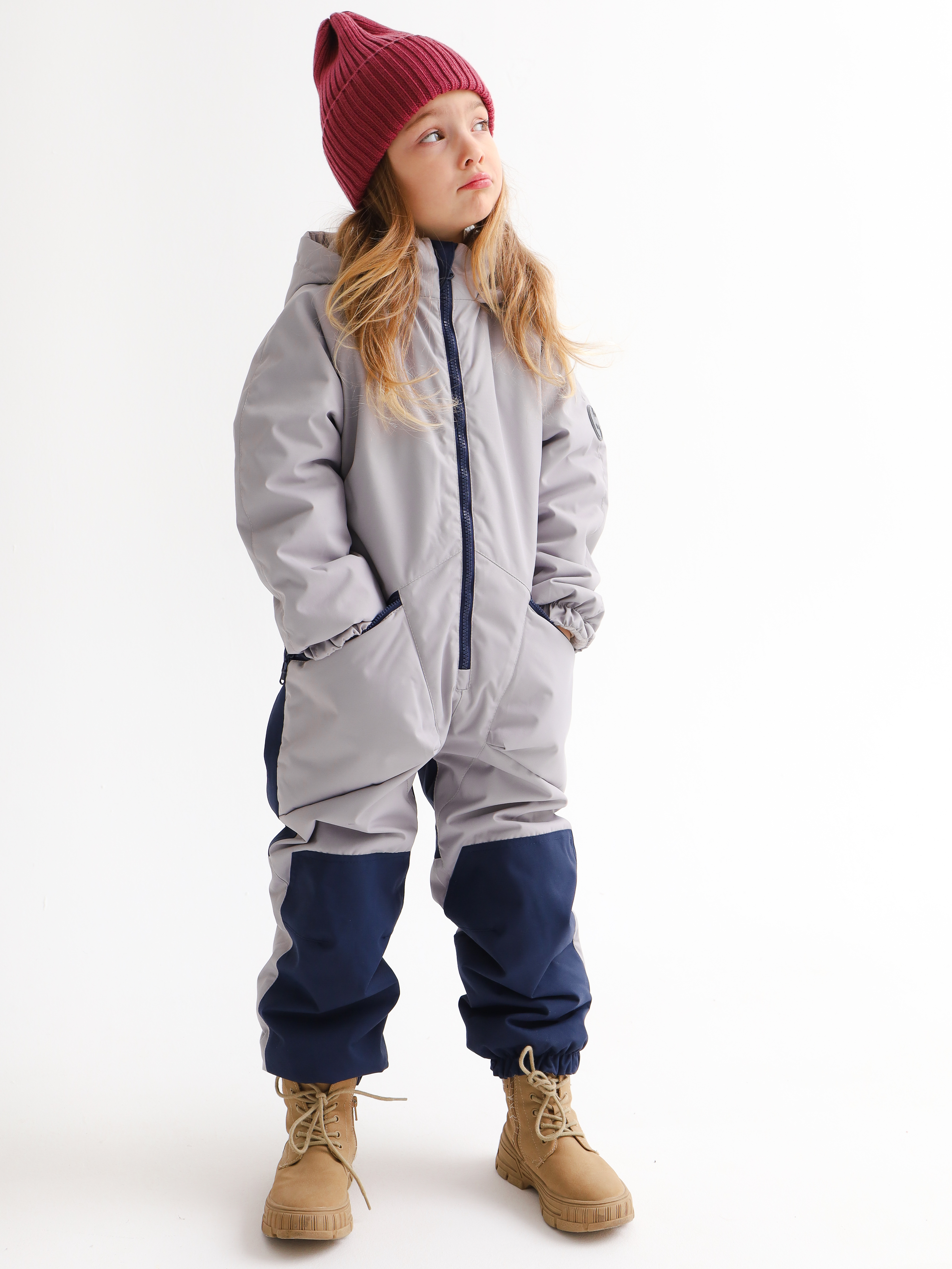 Комбинезон MINIDINO G-VO-Kmb-102/1Комбинезон демисезонный 3.0 галька детский - фото 7