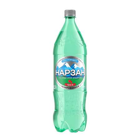 Вода минеральная Нарзан газированная 1.5л ПЭТ