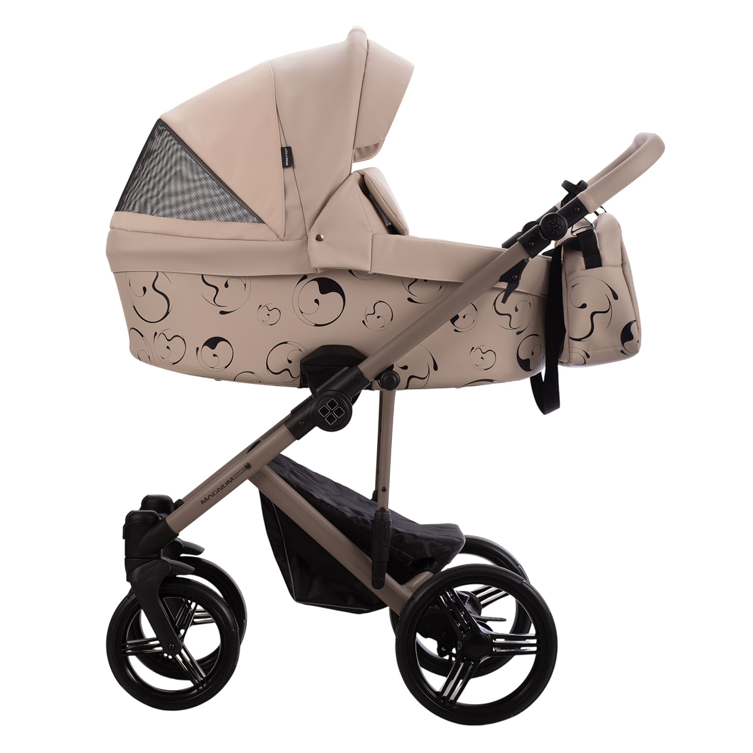 Коляска 2в1 Bebetto Magnum Light SE Pro бежевый - фото 6