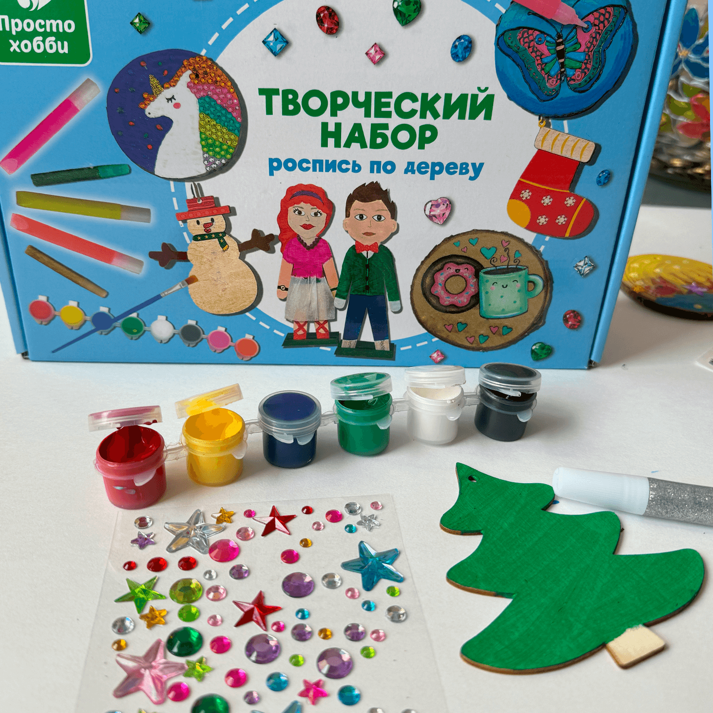 Набор для творчества Арт Смола Заготовка роспись красками - фото 5