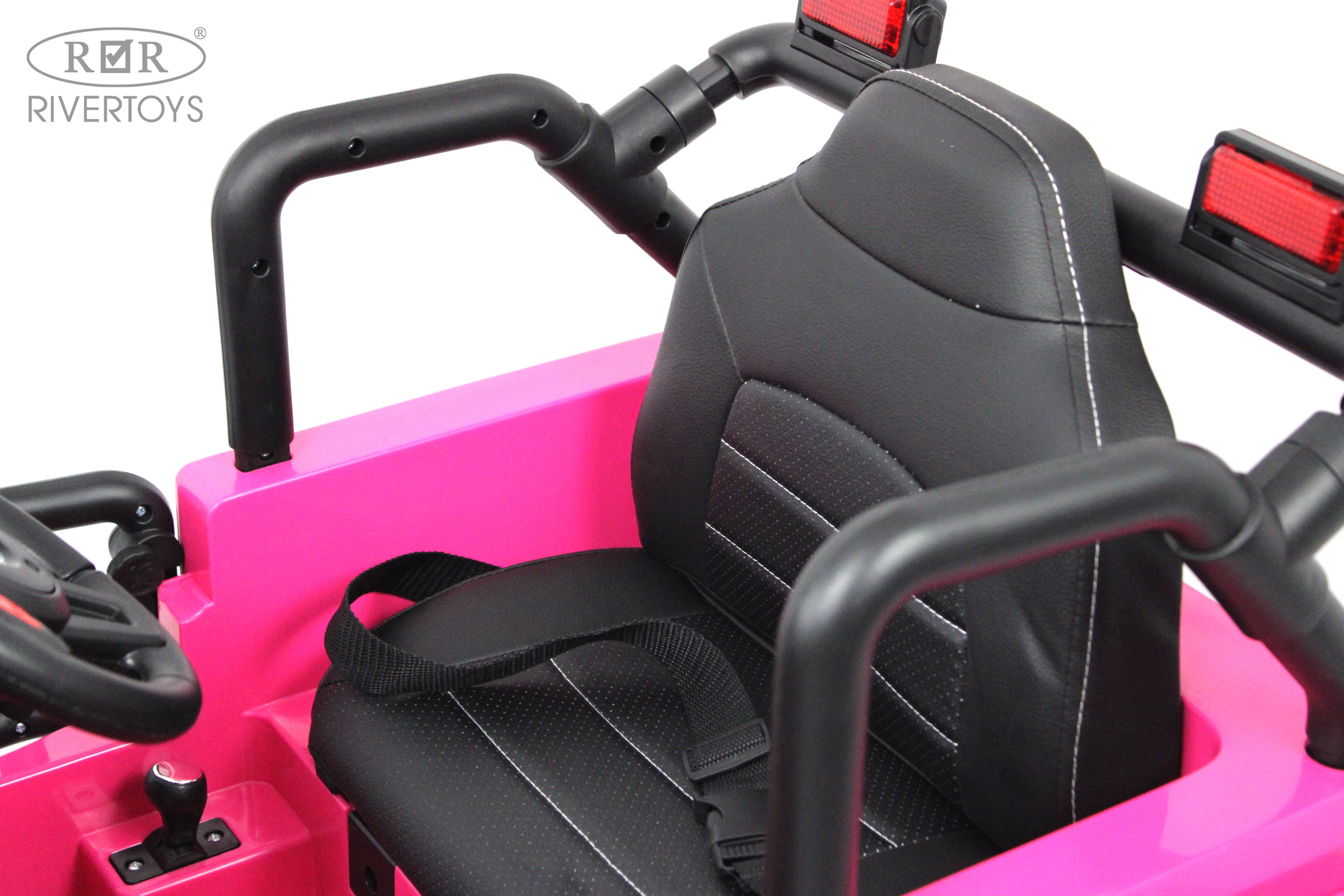 Электромобиль RIVERTOYS T222TT-4WD-PINK С пультом ДУ - фото 18