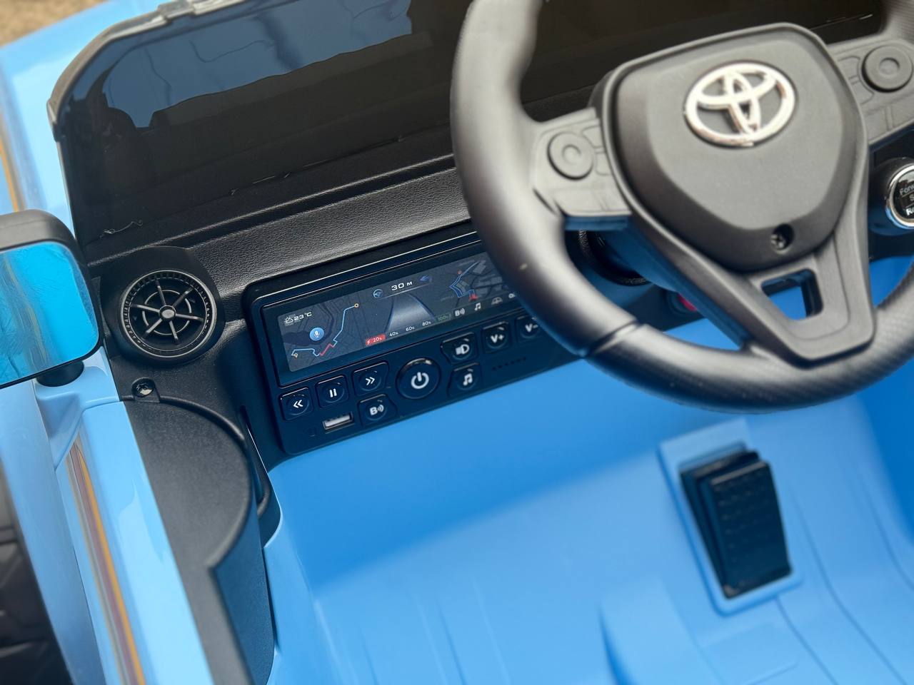 Электромобиль TOYLAND Toyota LC Prado 250 NEW С пультом ДУ - фото 6