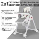 Стульчик для кормления Nuovita Tutela с тиснением серый