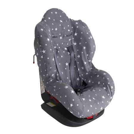 Чехол для автокресла SEVIBEBE из 100% хлопка серый