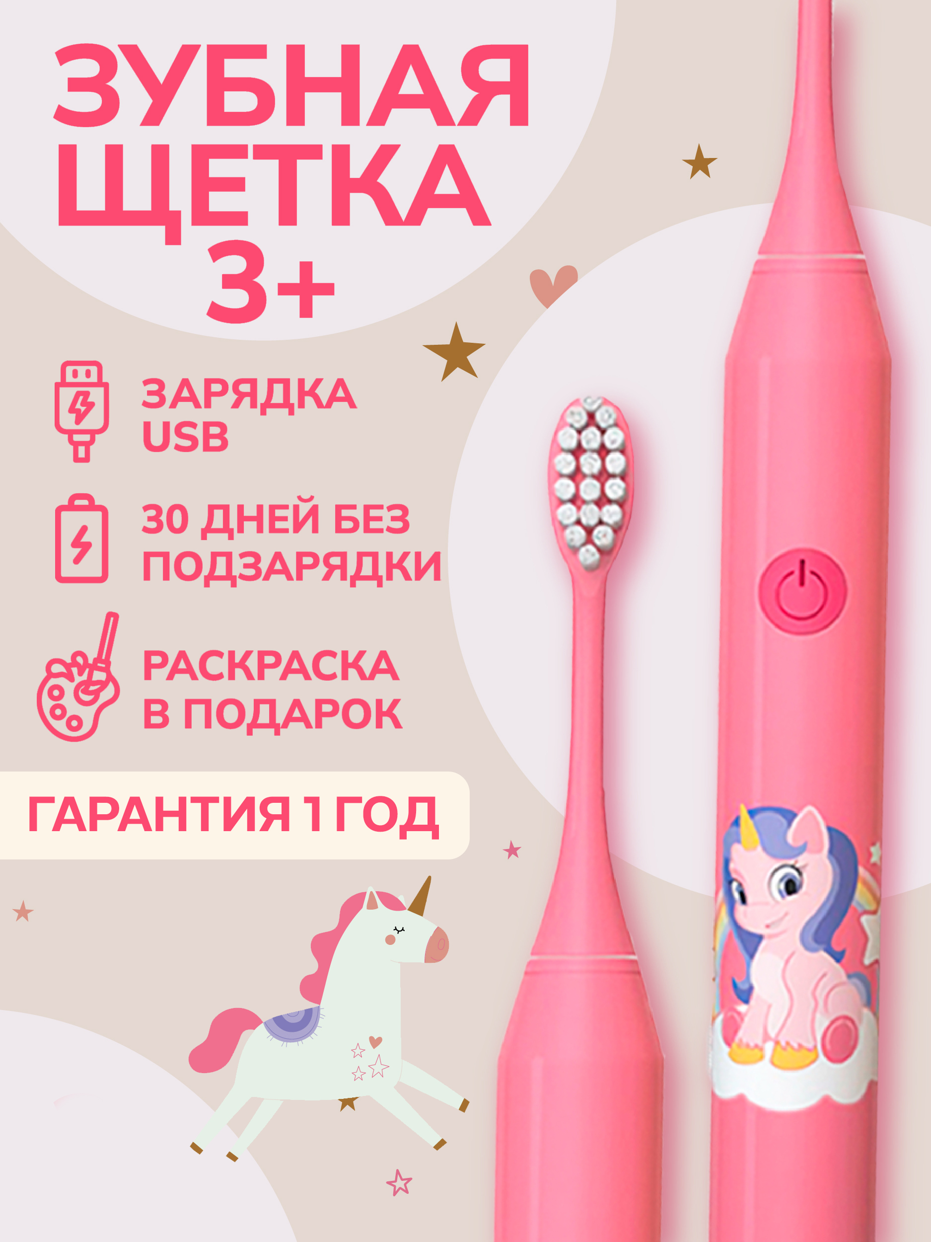 Зубная щетка электрическая PARU - фото 1