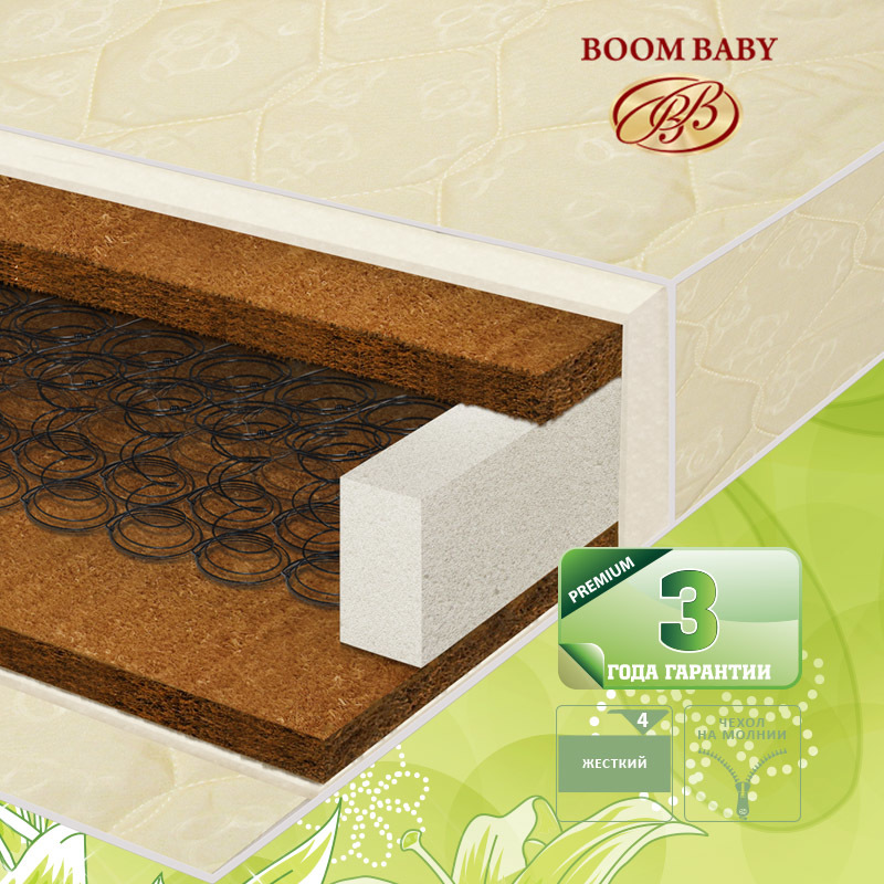 Матрас Boom Baby Люкс Бэби 120х60 - фото 1