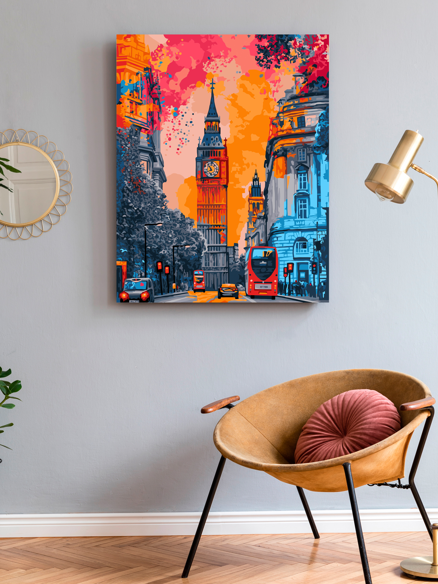 Картина по номерам Art on Canvas Яркий Лондон в ассортименте - фото 3