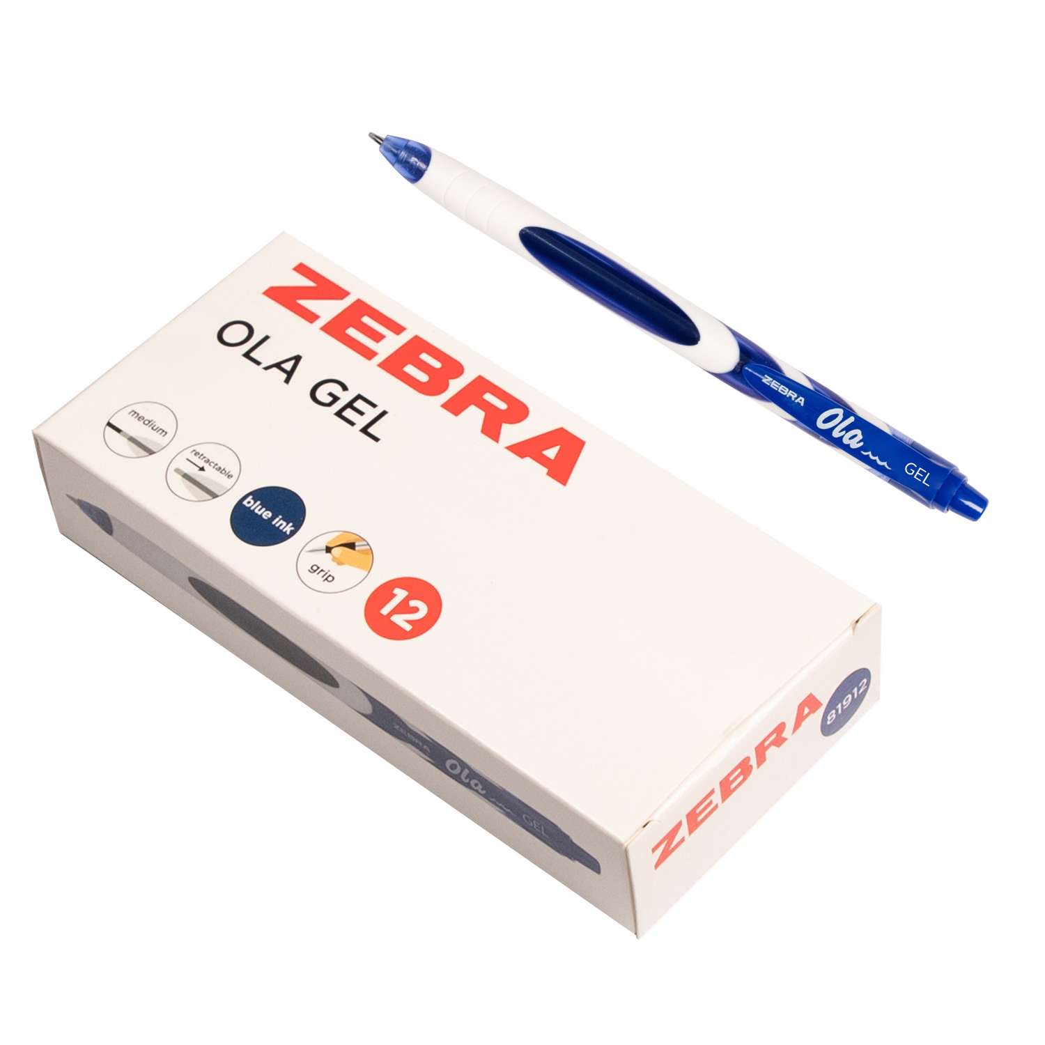 Ручка гелевая ZEBRA 1 шт. - фото 3