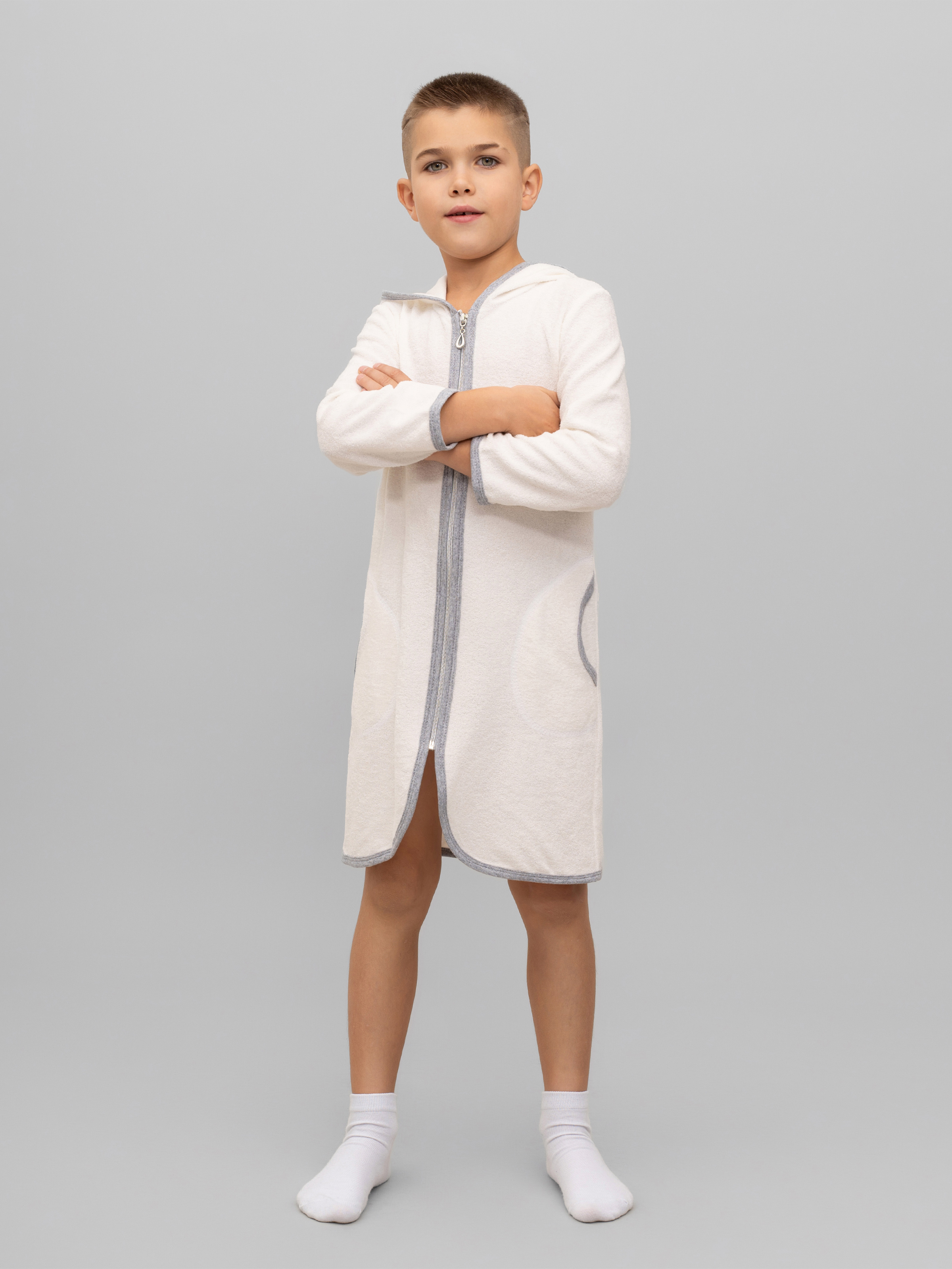 Халат Утенок 906 молочный - фото 8