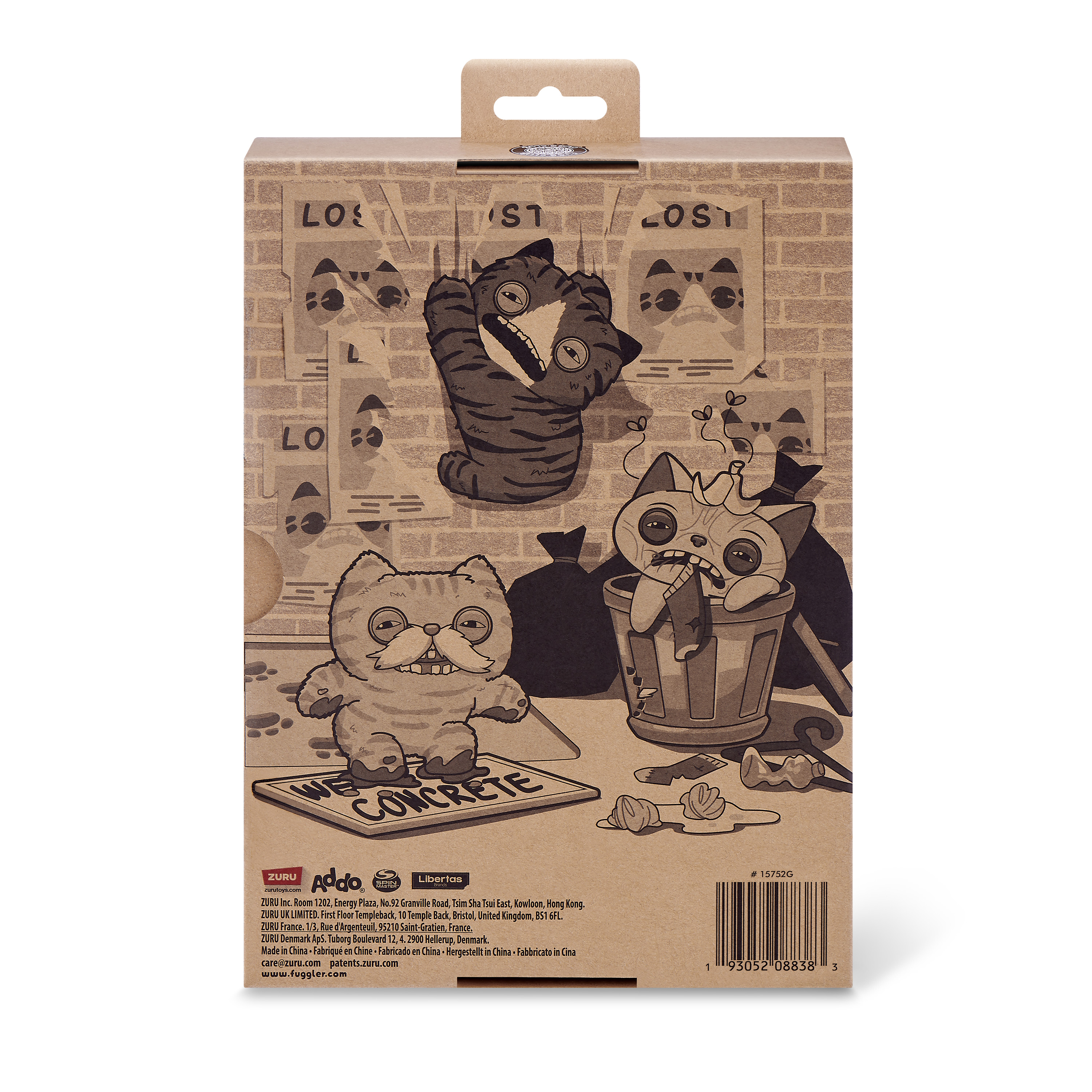 Мягкая игрушка Zuru FUGGLER Дикие коты Персидский кот - фото 11