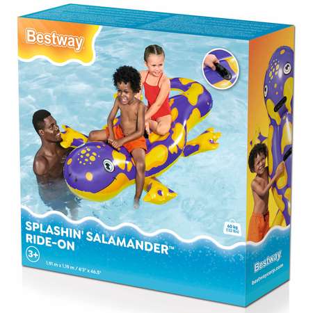 Игрушка для катания верхом Bestway Яркая саламандра 191х119 см