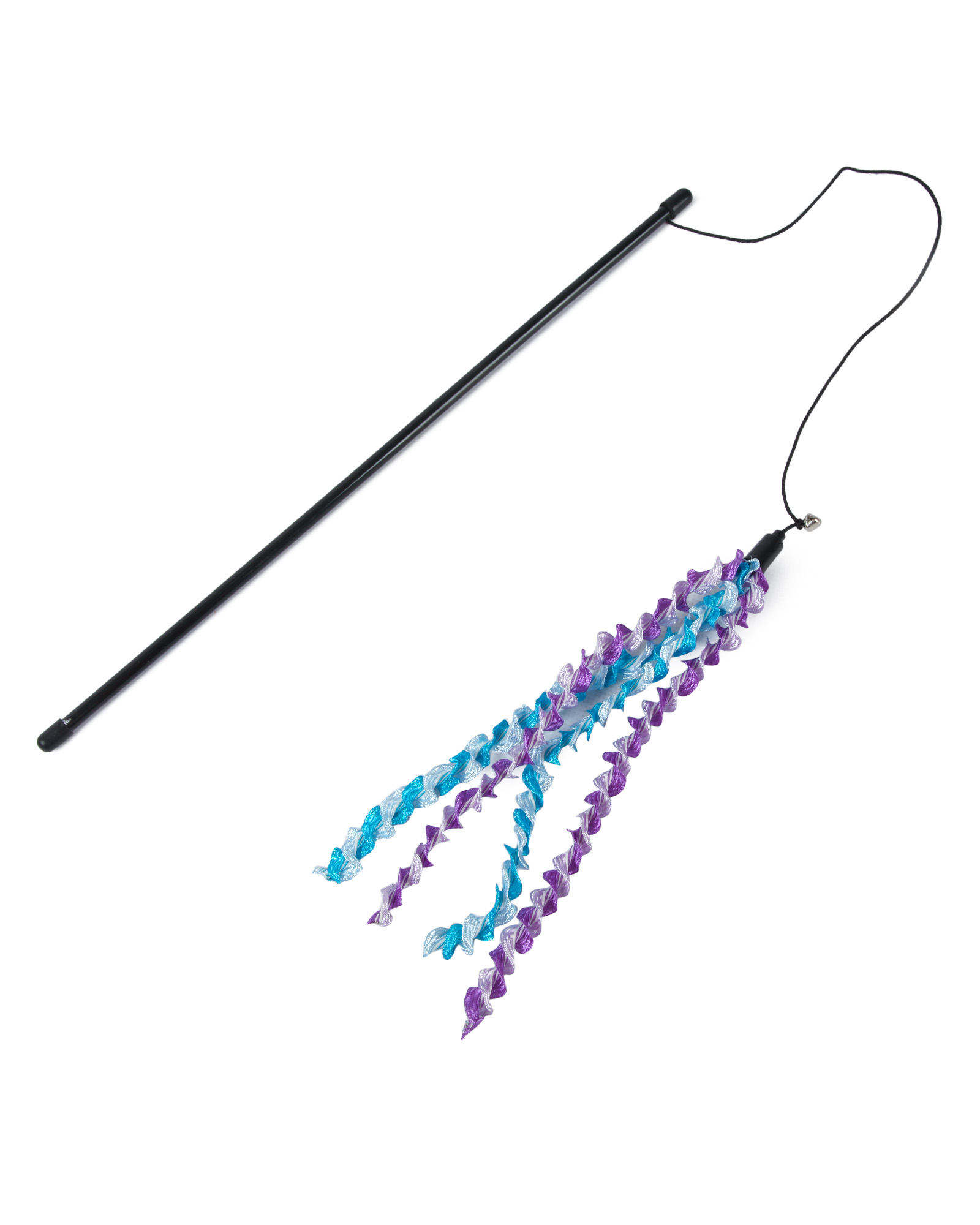 Игрушка для кошек Barbaks Дразнилка с лентами-кудрями 47см - фото 1