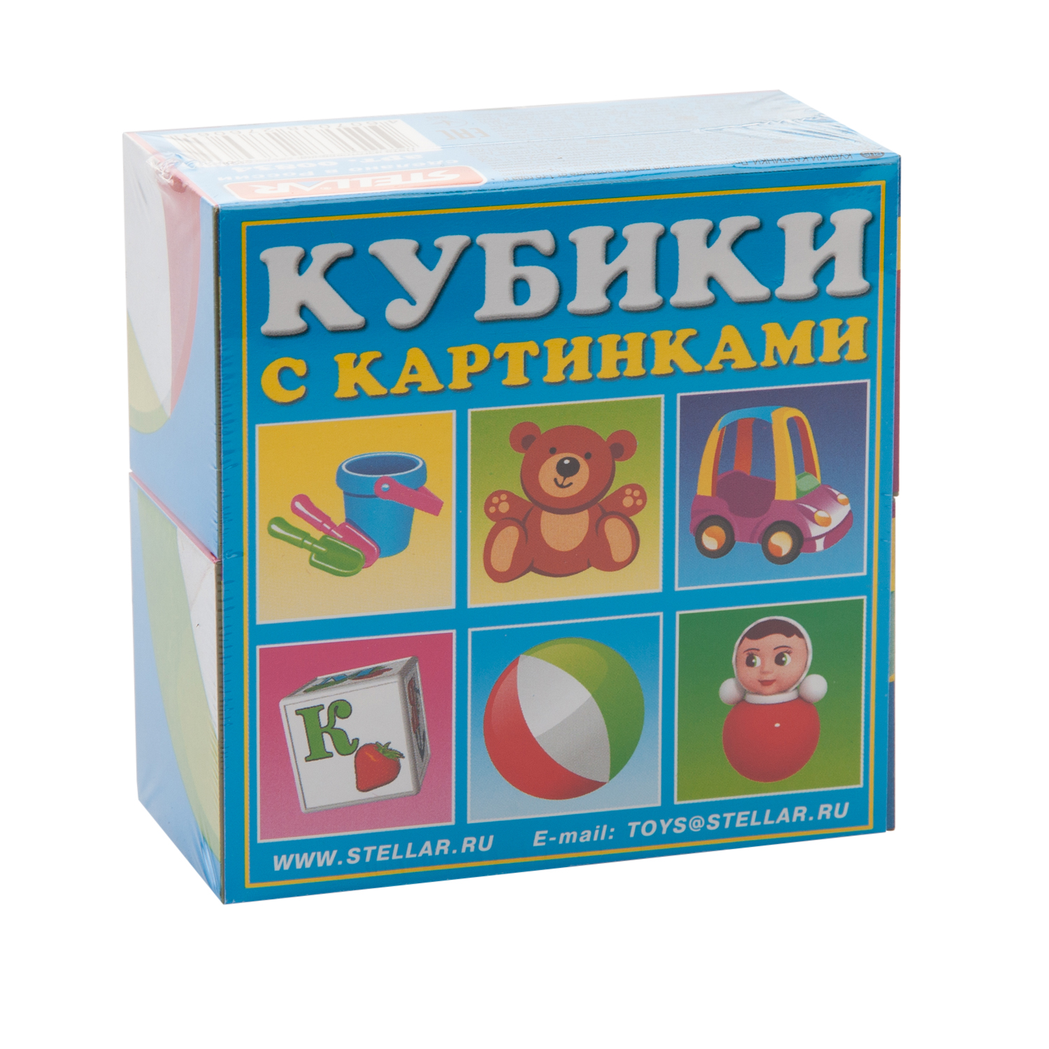Игрушка Стеллар кубики Игрушки в картинках - фото 1