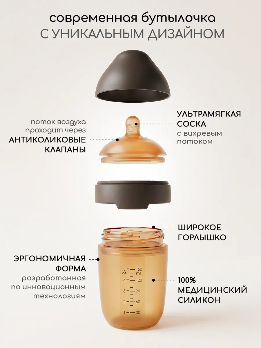 Бутылочка Miyoumi Anti-Colic 150 мл - фото 4