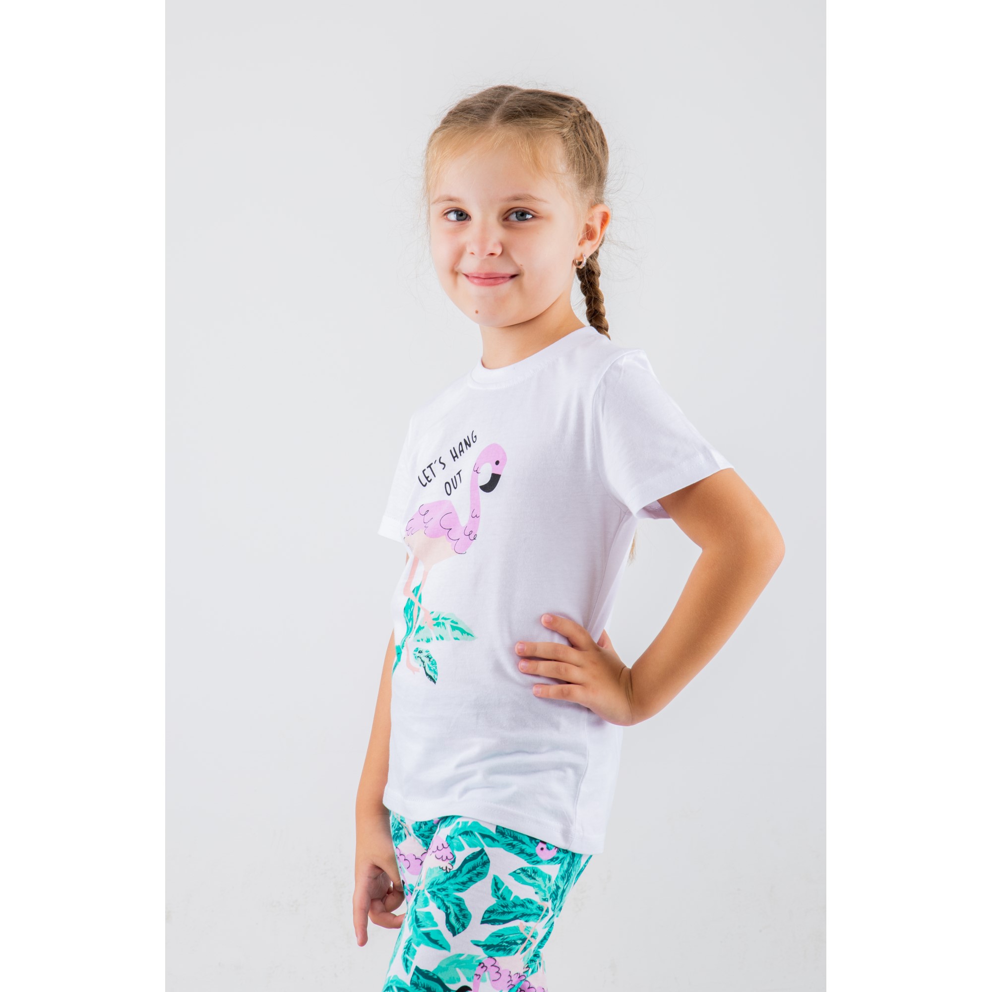 Пижама LELO kids LELO-439beliy-zeleniy - фото 4