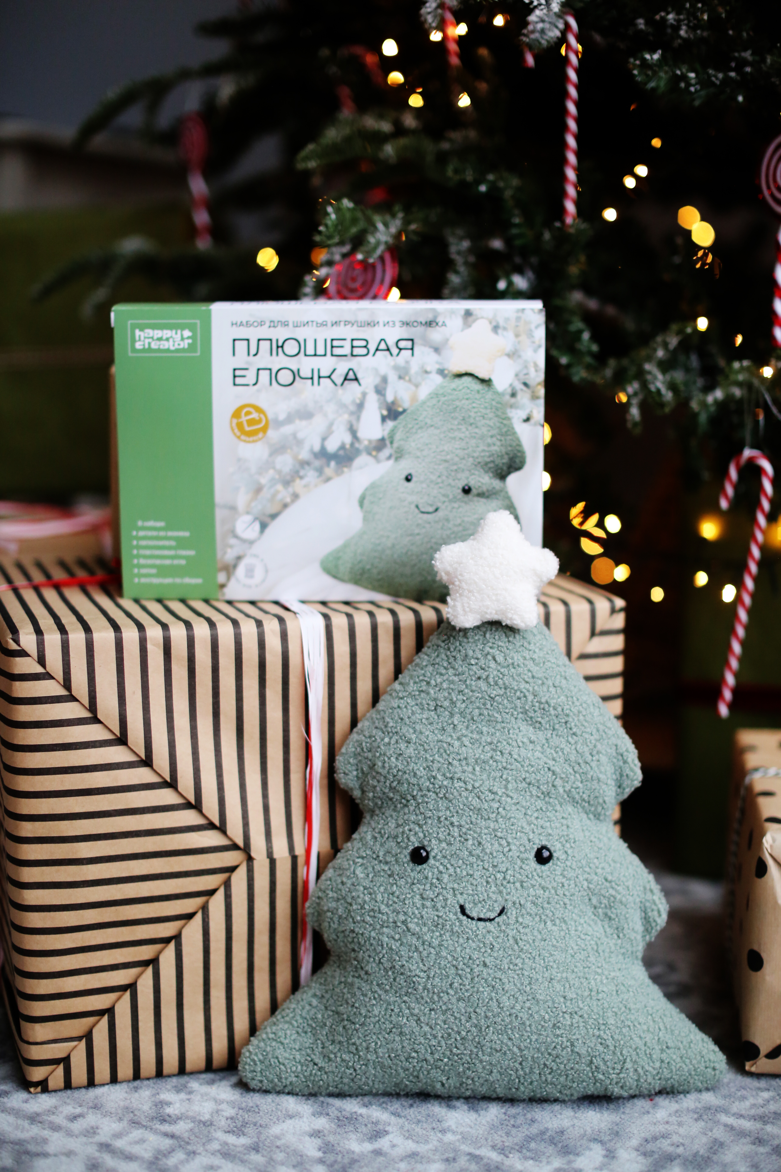 Набор для творчества HappyLine шитье Плюшевая елочка - фото 9