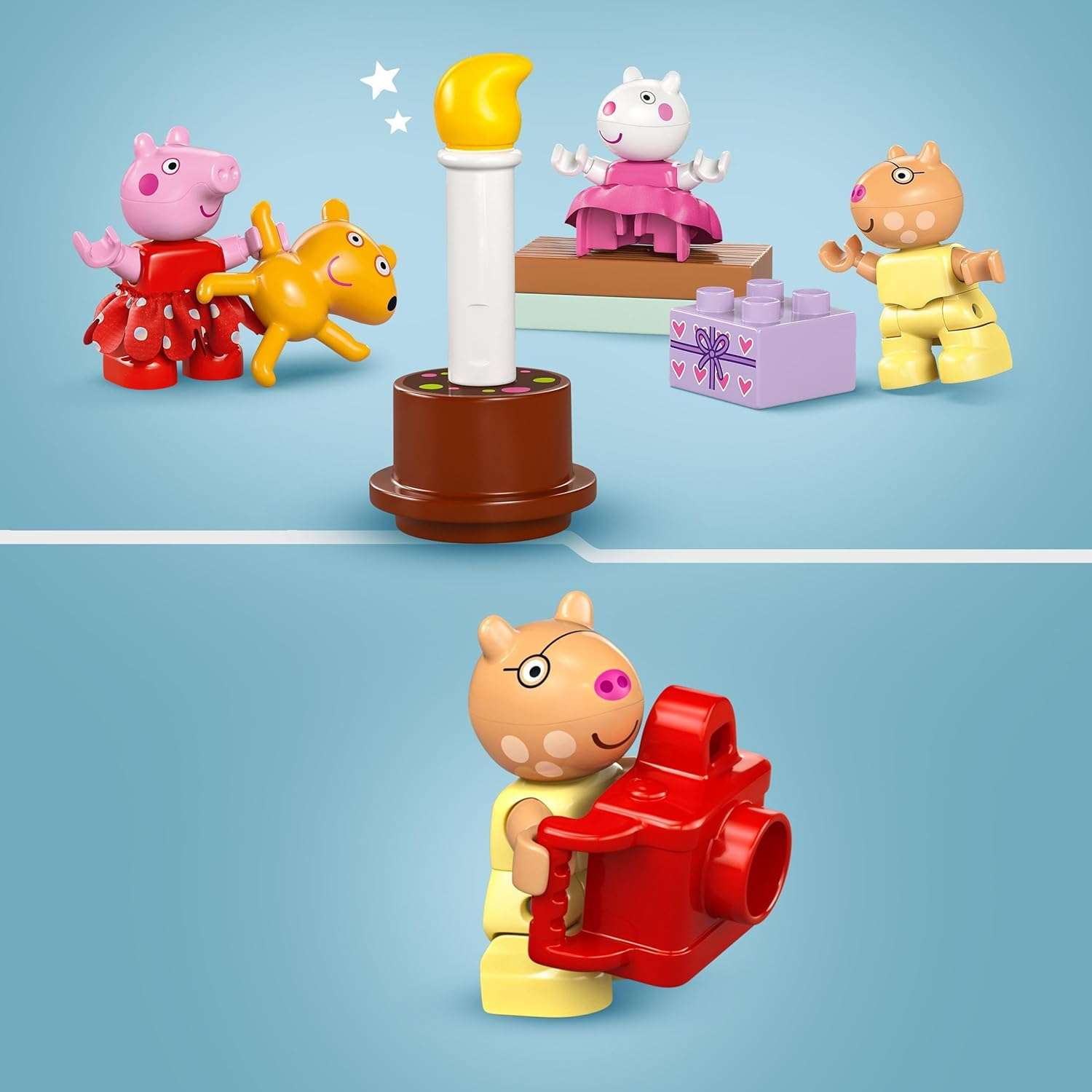 Конструктор LEGO DUPLO Свинка Пеппа: день рождения блочный - фото 8