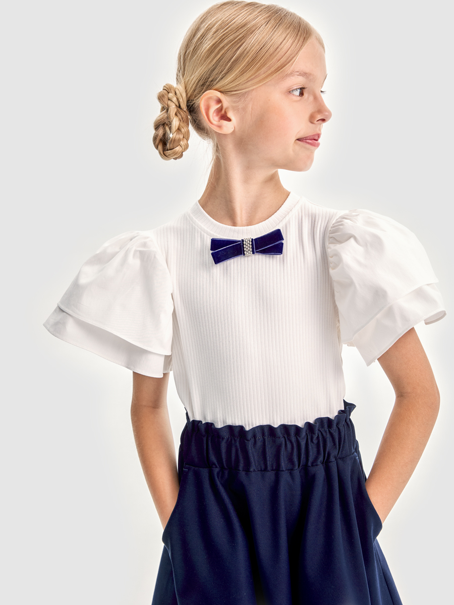 Блузка NIKASTYLE 4ш21625 белый - фото 8