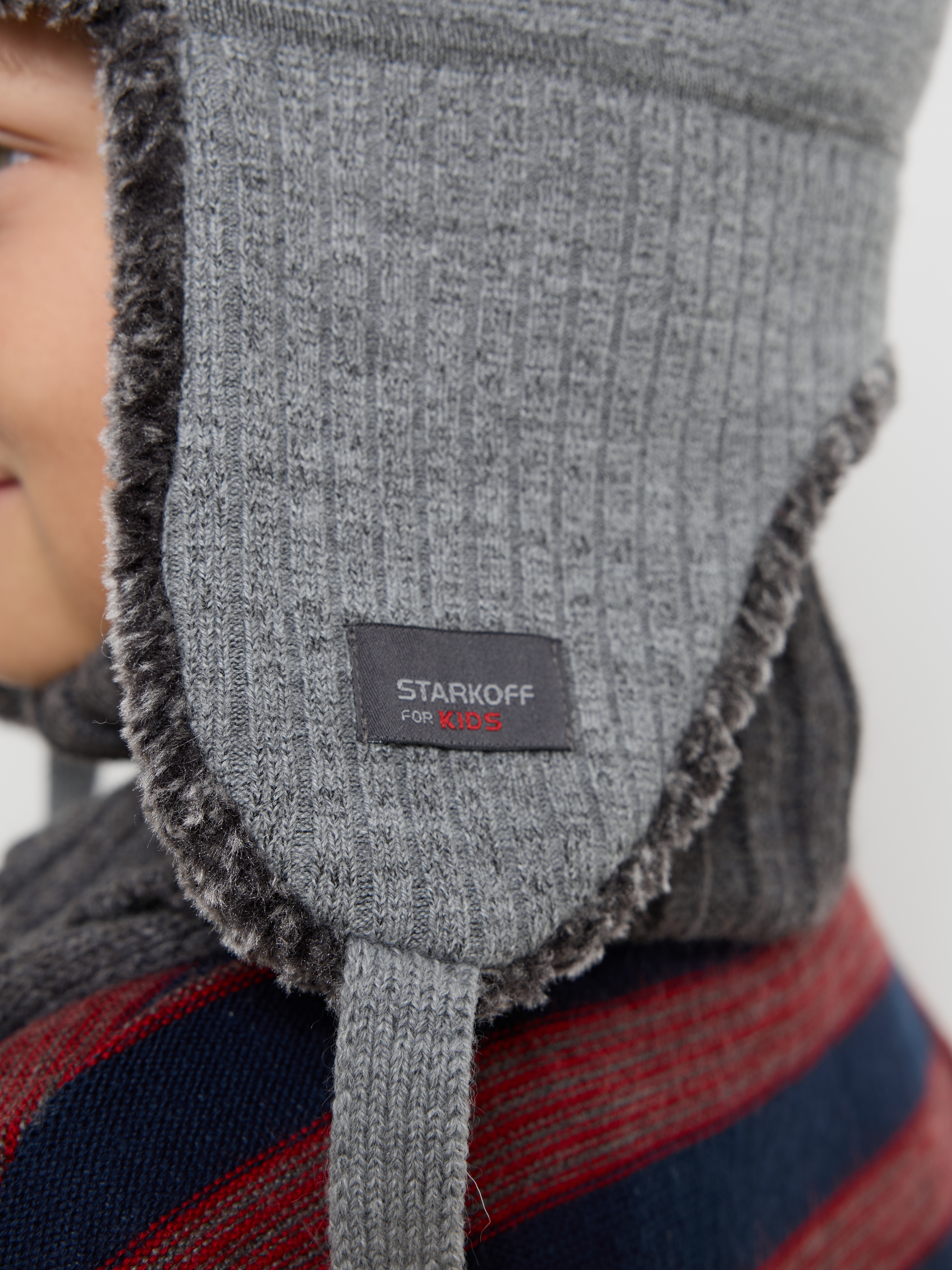 Шапка-ушанка Starkoff Kids Д500903 - фото 3