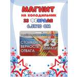 Магнит на холодильник Задира С 23 Февраля