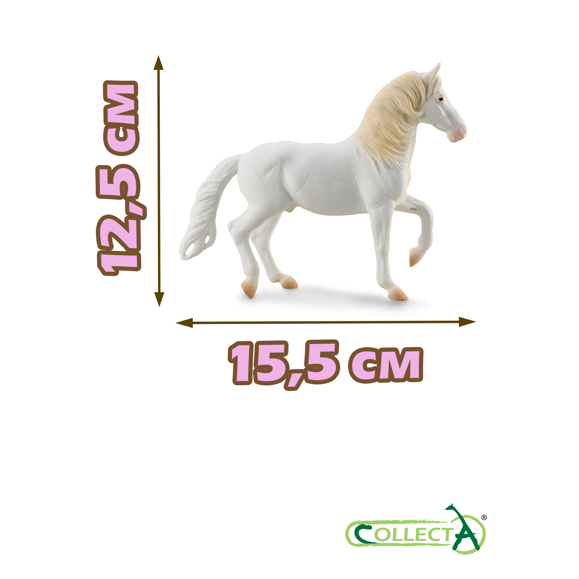 Фигурка Collecta белый конь Камарильо - фото 2