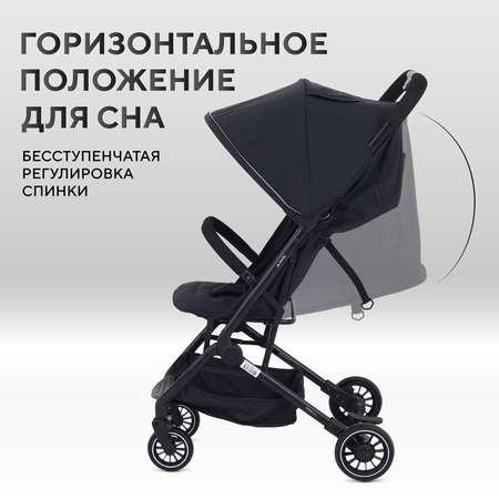 Коляска прогулочная MOWbaby Windy Black