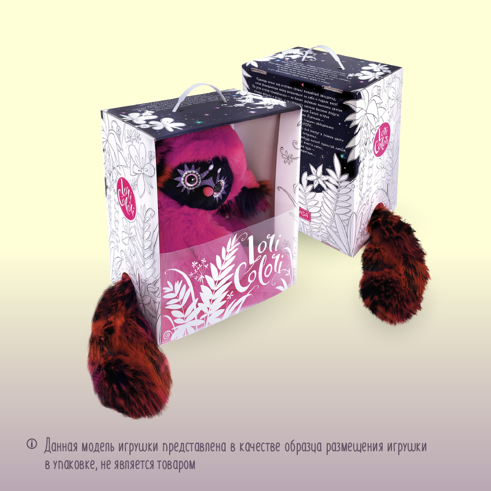 Мягкая игрушка BUDI BASA Лори Колори Лэй лаймовый 25 см LR30-08 - фото 9