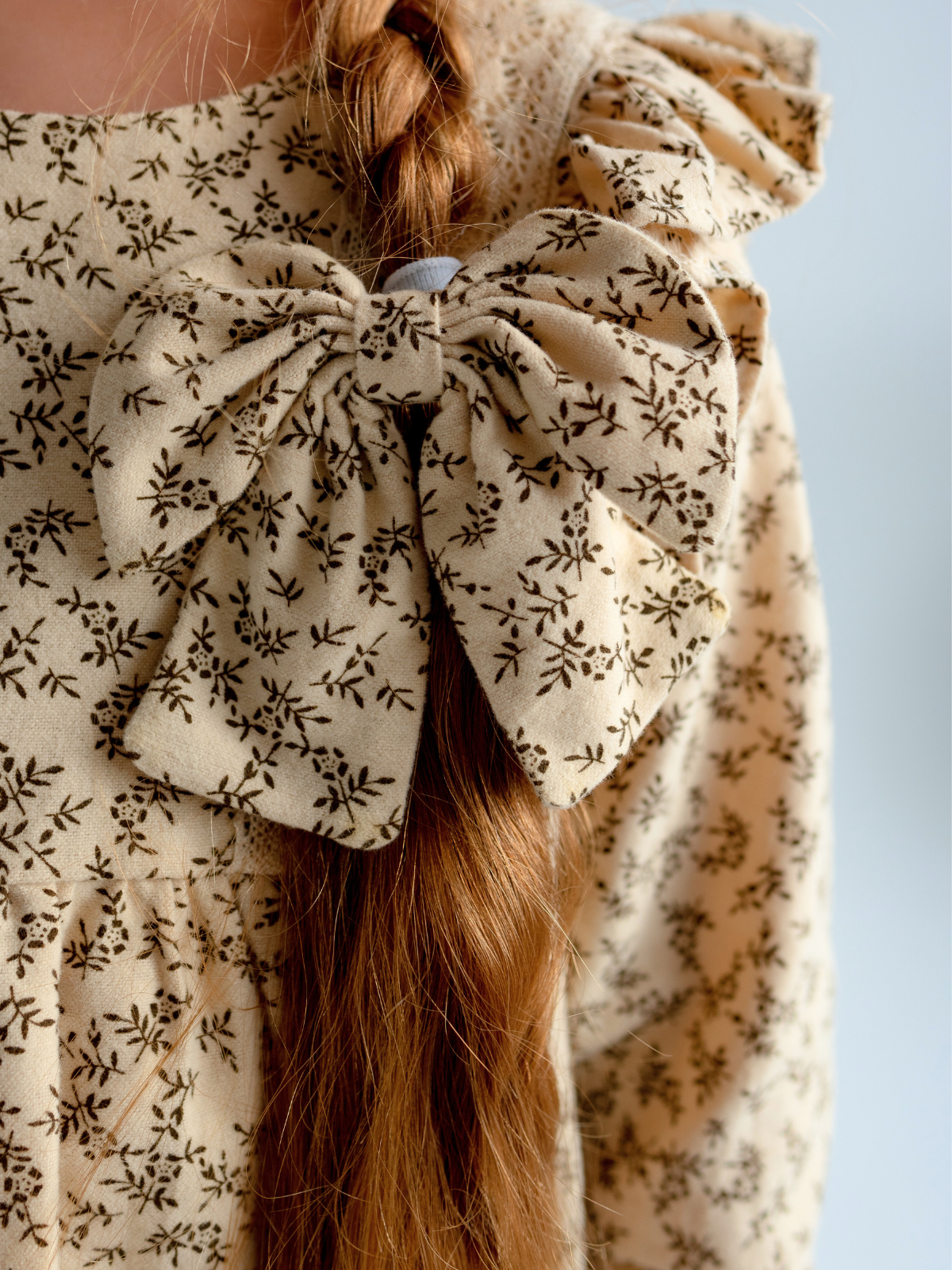 Платье MOUN платье_фланель/кружево_осень/беж - фото 9