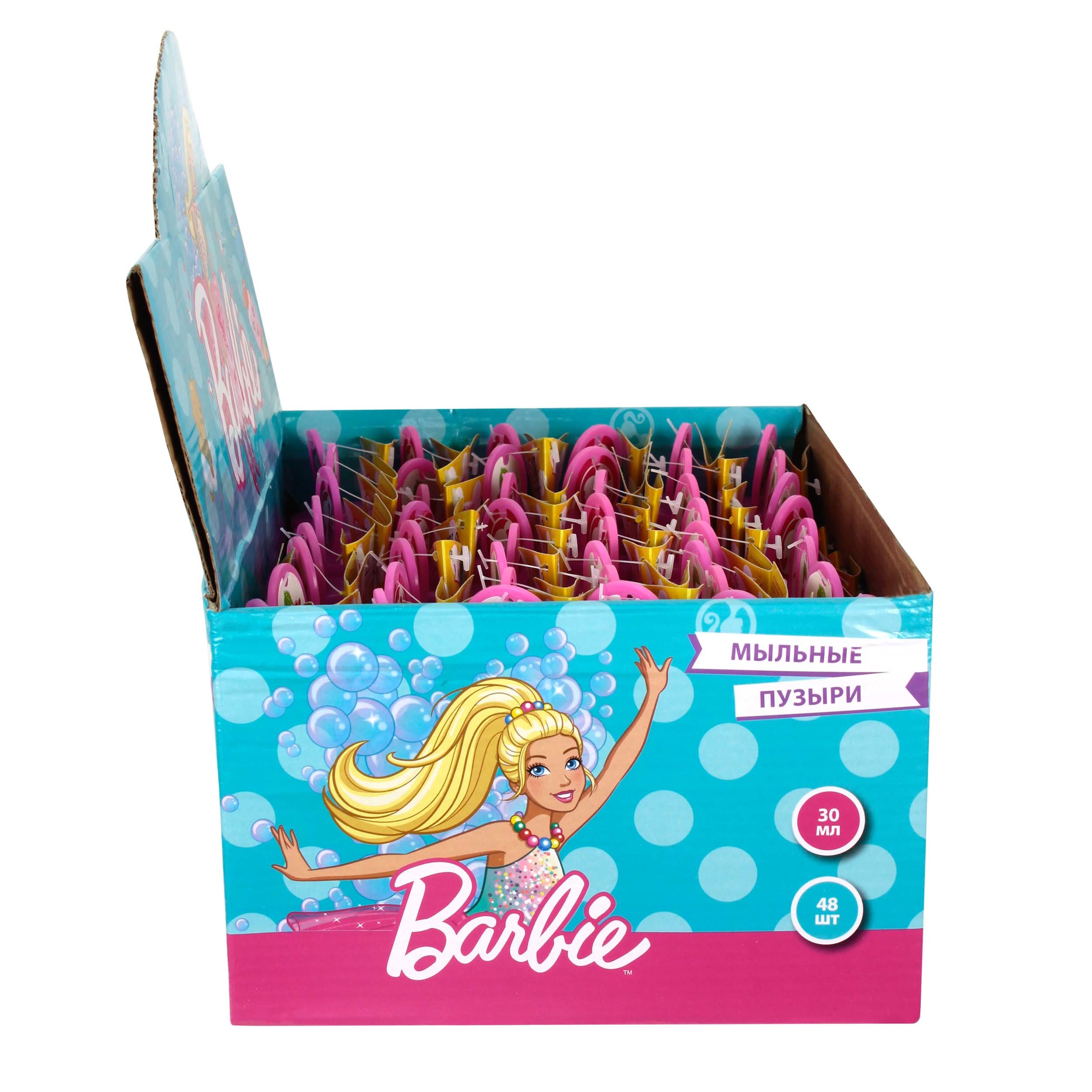 Мыльные пузыри 1TOY Barbie 30мл - фото 6