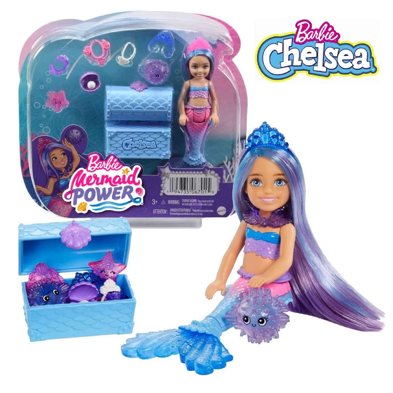 Кукла мини Barbie HHG57 - фото 8