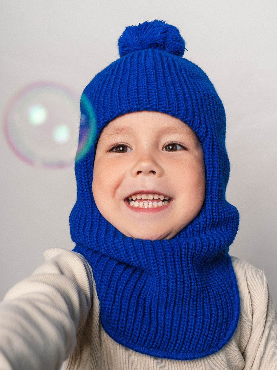 Шапка ПриКиндер U-W_22324 Цвет: Васильковый - фото 3