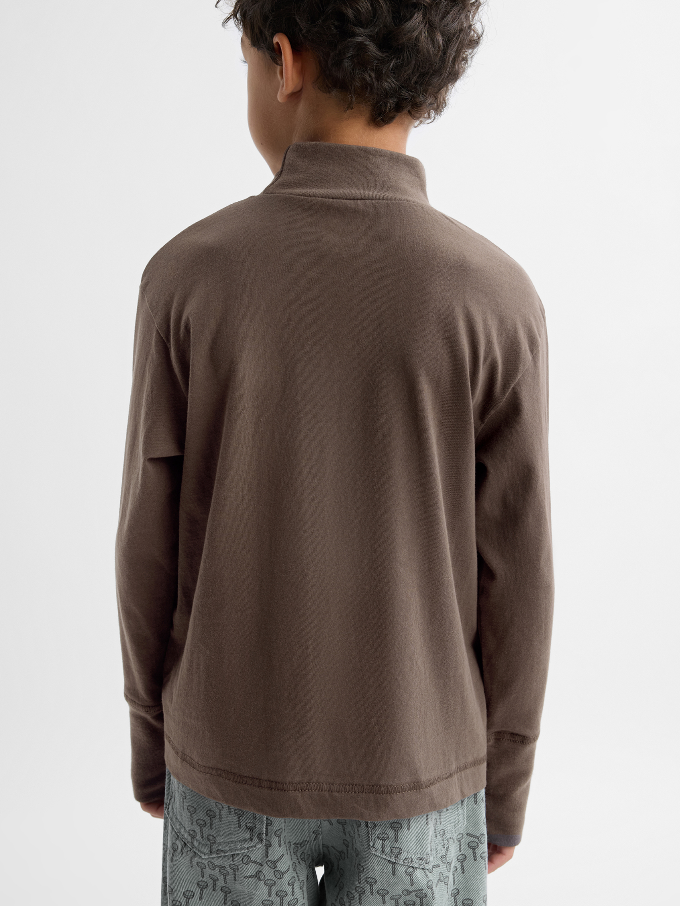 Лонгслив Happy Baby 88353-1_dark-brown - фото 2