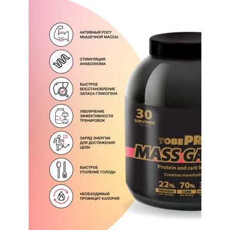 Гейнер Mass Gainer Иван-поле «Клубника со сливками» 3000 г
